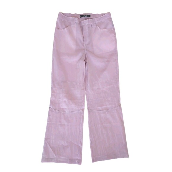 NWOT Anthropologie Silence + Noise Pink Wind Parachute Bk Elastic Pants Size 10 - Picture 1 of 7